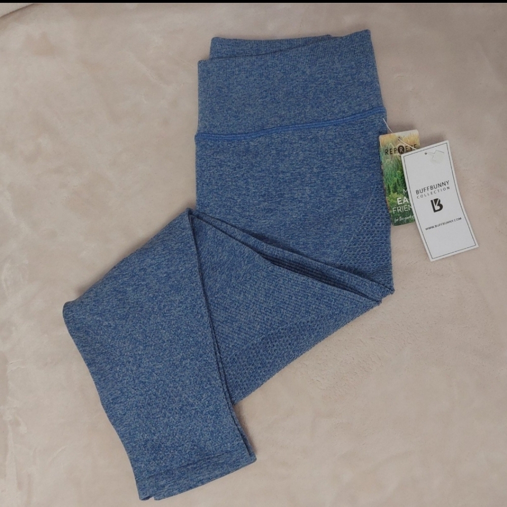 BuffBunny Seamless Blue Leggings